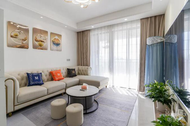 112㎡保悅豪庭三居室，干凈高級的簡約風，讓生活簡單而純粹